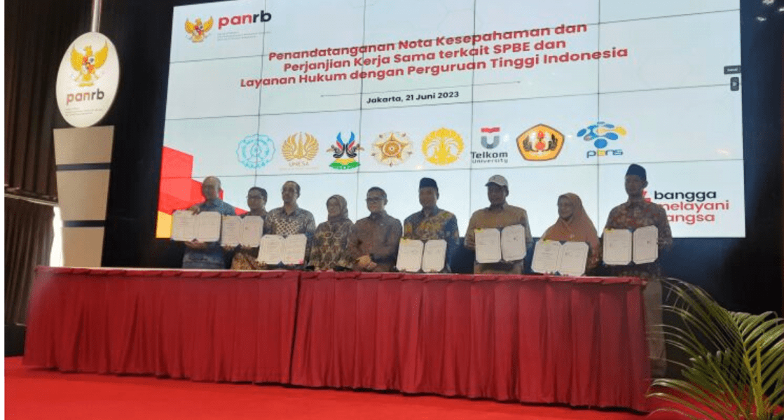 Telkom University (Tel-U) Kementerian Pendayagunaan Aparatur Negara dan Reformasi Birokrasi (Menpan RB) Menjalin Kerja Sama Telkom University (Tel-U) Kementerian Pendayagunaan Aparatur Negara dan Reformasi Birokrasi (Menpan RB) Menjalin Kerja Sama