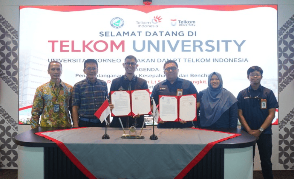 Penandatanganan MOU Telkom University & Universitas Borneo Tarakan
